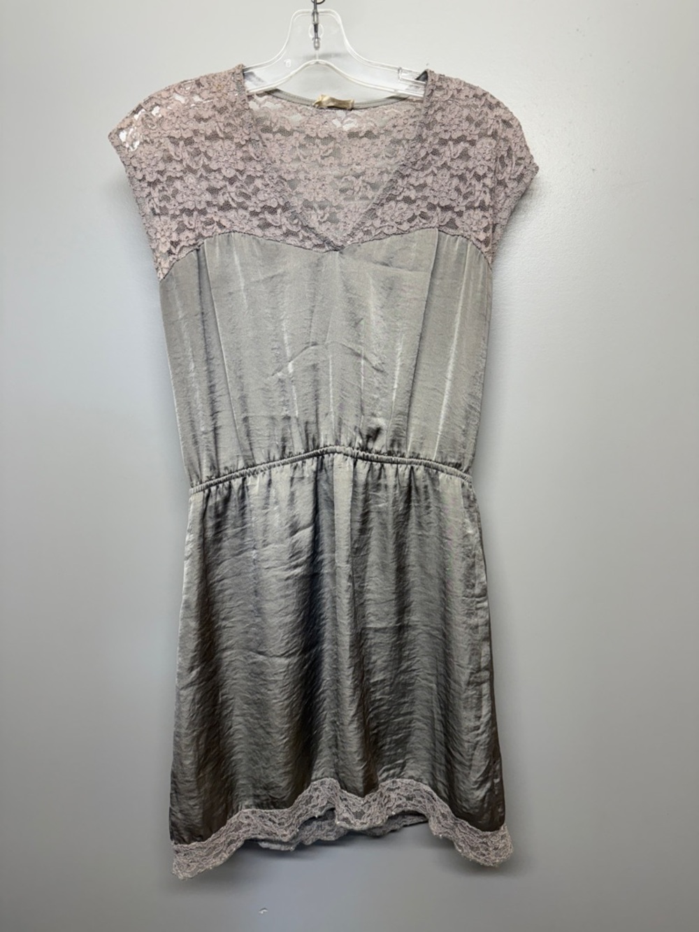 Honey Punch Lace Shiny Sheer Girlhoodcore Mini Dress